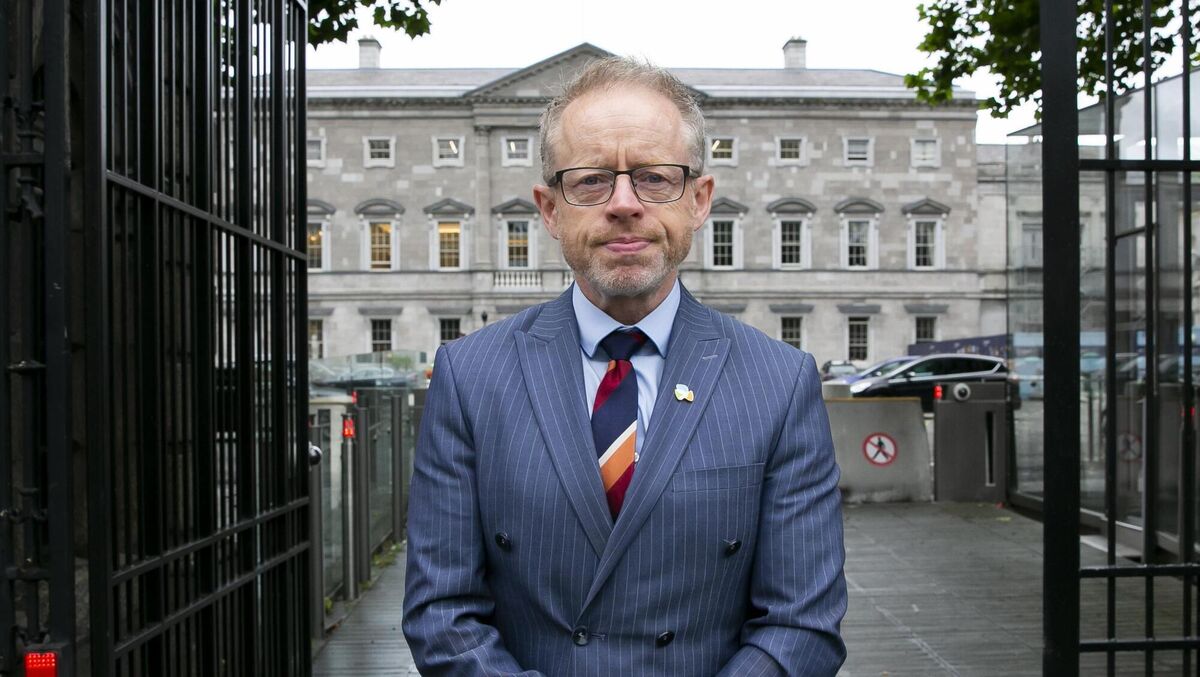 Ciaran Cannon: 'The greatest danger to people cycling or using scooters does not come from their clothing or headwear. It comes from motor traffic speed, volume and road design. Helmets do not prevent collisions. High-visibility clothing does not slow vehicles, fix junctions or address dangerous overtaking.'  Picture: Gareth Chaney/ Collins