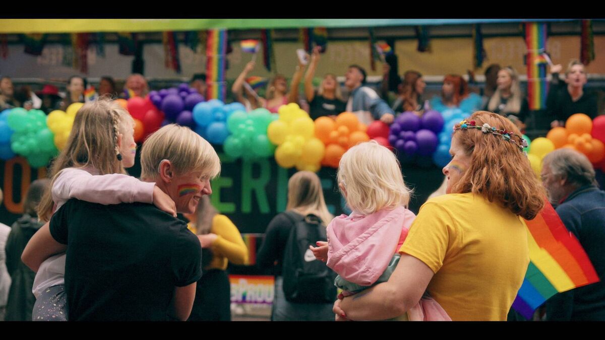 Michelle and Cathy in 'A Quiet Love'.