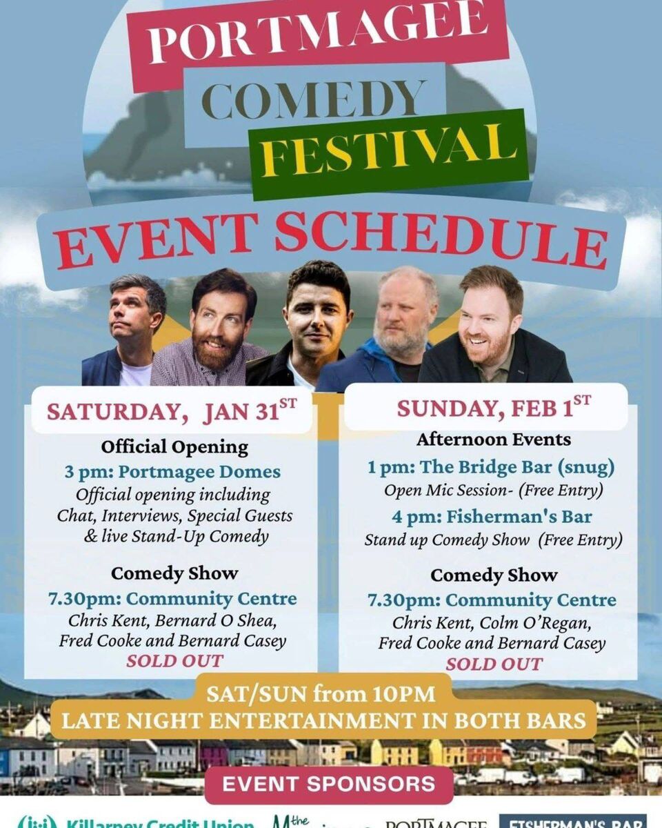Portmagee Comedy Festival.