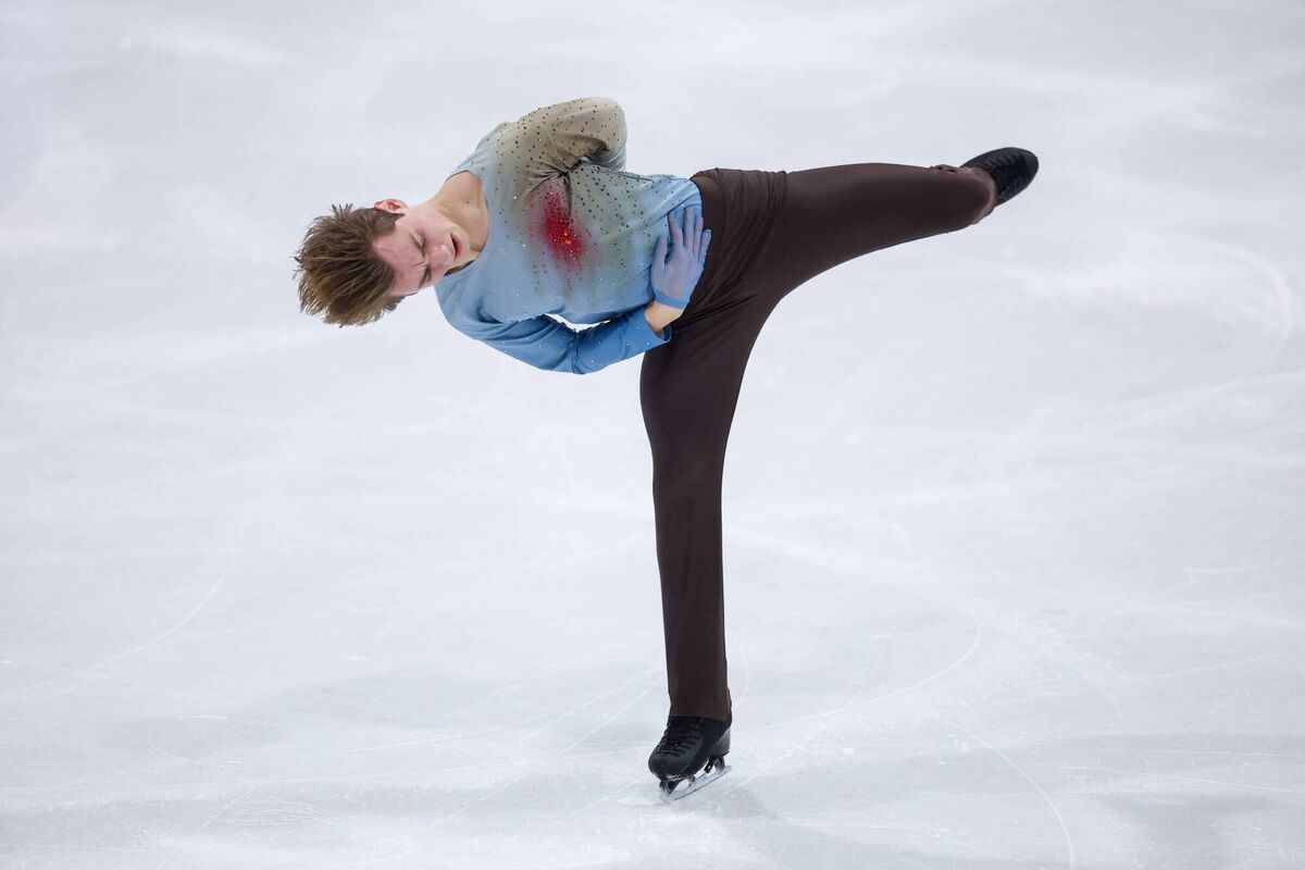 Dillon Judge competes in the Men's Short Program on Day 1 of the 2025 ISU (Photo by Igor Kralj/Pixsell/MB Media/Getty Images)