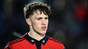 <p>Tom Wood of Munster after his side's URC defeat to Glasgow Warriors. Pic: Rob Casey/Sportsfile.</p>