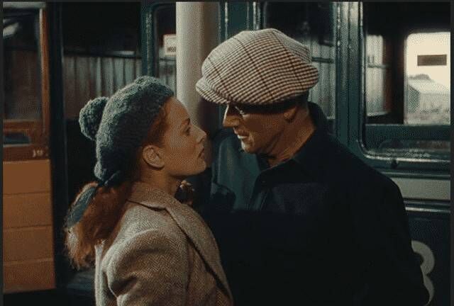 Maureen O'Hara and John Wayne in The Quiet Man. Maureen O'Hara and John Wayne in The Quiet Man.