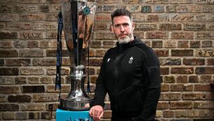 <p>Shamrock Rovers manager Stephen Bradley during the SSE Airtricity Men’s Premier Division Launch at Whelan's. Pic: Sam Barnes/Sportsfile</p>