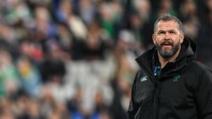 <p>FORGET PARIS: Ireland head coach Andy Farrell. Pic: Brendan Moran/Sportsfile</p>