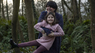 <p>Aisling Allan and her daughter Bonnie, who was diagnosed with epilepsy. Picture: Clare Keogh</p>