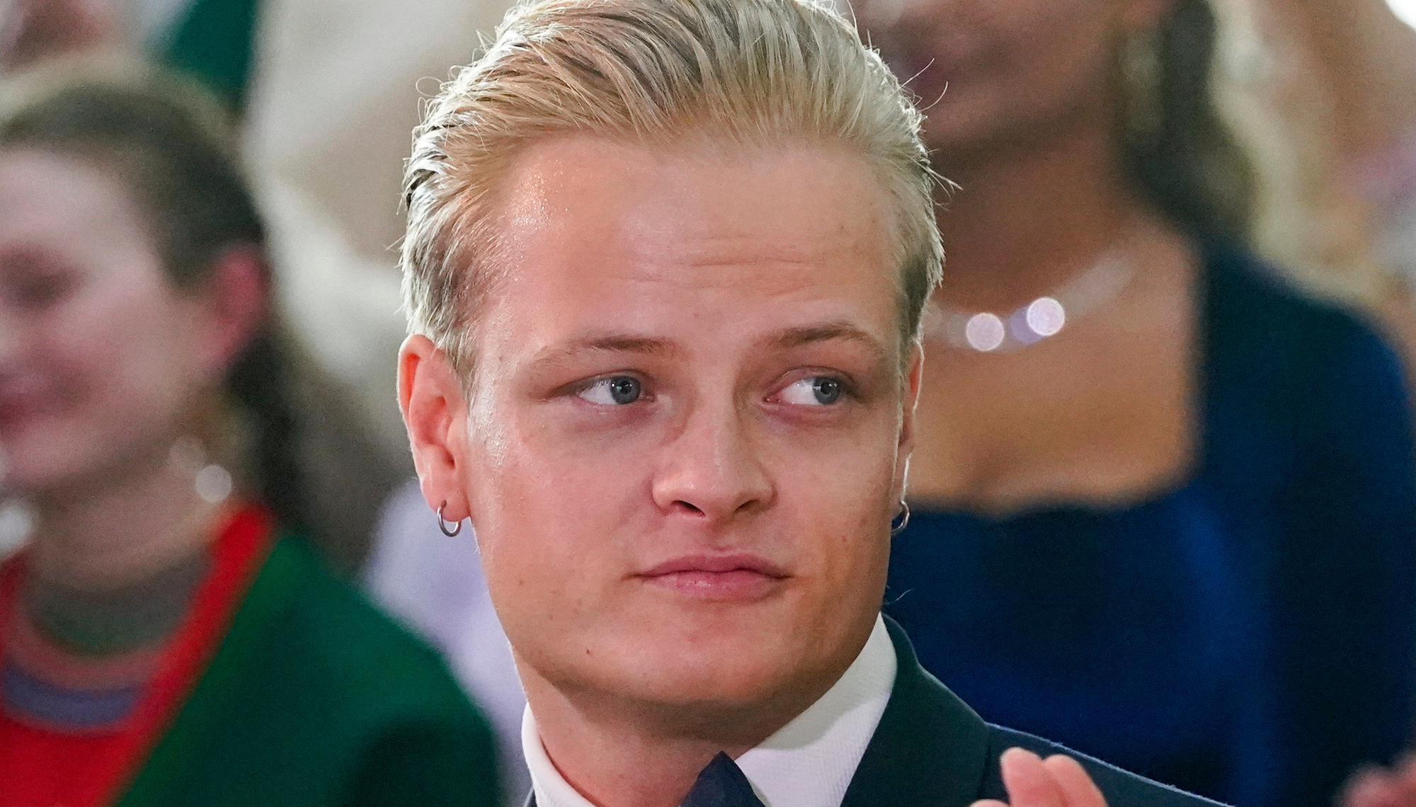 Son of Norway’s crown princess ‘often’ grabbed former partner by throat, court told