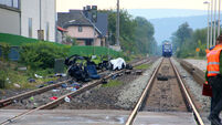 Five killed as train hits car in western Germany