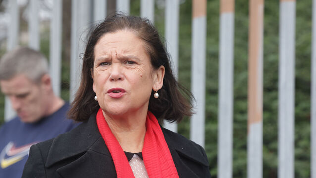 <p>Mary Lou McDonald's party was the most popular in this week’s Irish Times/Ipsos B&amp;A opinion poll at 24%. Picture: Leah Farrell</p>