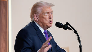 President Donald Trump posted a racist video (Alex Brandon/AP)