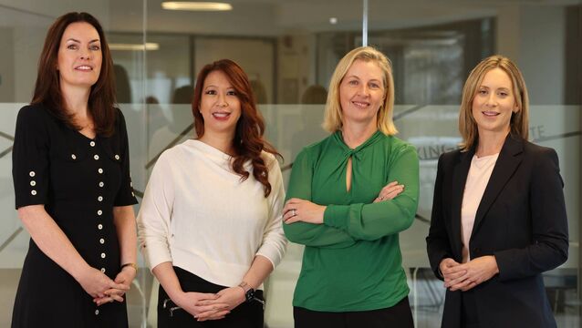 <p>Lewis Silkin Ireland roles: Sarah Lawn, Jacqueline Ho, Síobhra Rush, partner and head of office, and Sinead Likely. </p>