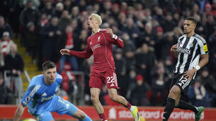 <p>Hugo Ekitike has scored 15 goals for Liverpool this season. Pic: Peter Byrne/PA Wire.</p>