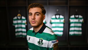<p>Naj Razi left Shamrock Rovers to join Como in 2024. Pic: Ben McShane/Sportsfile</p>