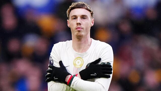 <p>Cole Palmer netted a hat-trick for Chelsea (Mike Egerton/PA)</p>