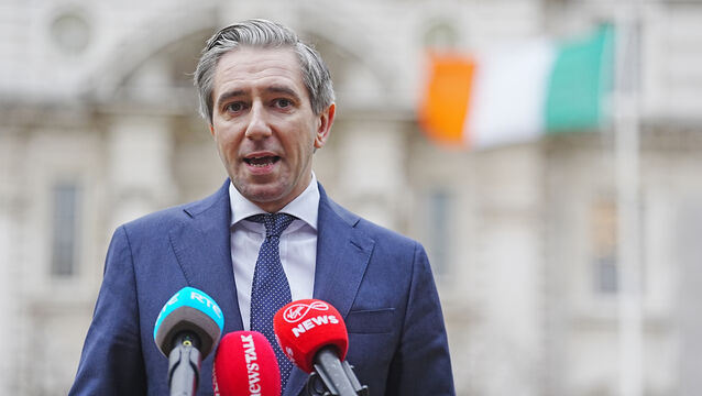 <p>Tanaiste and Finance Minister Simon Harris (Brian Lawless/PA)</p>