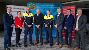 <p>John O’Mahony, group editor, Irish Examiner and Echo; Sandra Carey, marketing executive, Irish Examiner; Inspector Ian O’Callaghan; James O’Mahony, retired Garda and founder of the awards; Chief Superintendent Vincent O’Sullivan; Garda Damian White, Juvenile liaison officer; Garda Don Davis, Juvenile liaison officer; and Kevin O’Shea, SuperValu regional manager, at the launch of the West Cork Garda Youth Awards, in association with SuperValu and media sponsor the Irish Examiner, at the Kinsale Hotel, where the awards ceremony will be held later this year. Picture: Chani Anderson</p>