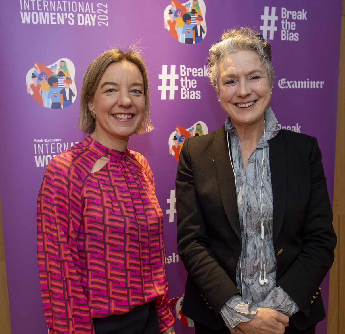Change By Degrees co-founder Tara Shine with Irish Examiner Feelgood Editor Irene Feighan at am International Women’s Day event in 2022. Picture: Dan Linehan