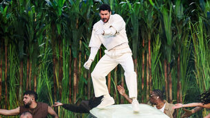 <p>Bad Bunny performed at the Super Bowl half-time show (Kindell Buchanan/PA)</p>