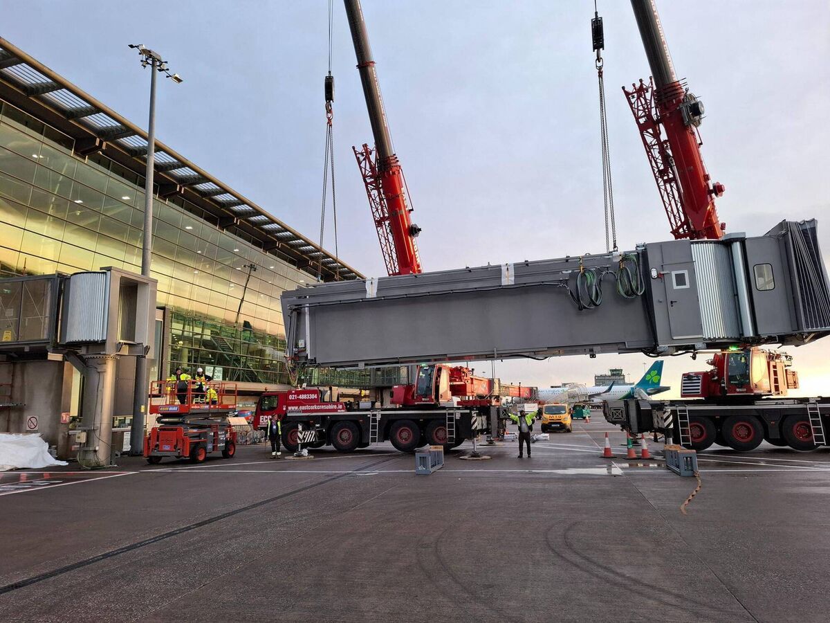 Cork Airport new Airbridge. Photography supplied by Cork Airport. 