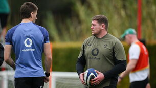 <p>Tadhg Furlong missed Ireland's opening Six Nations game against France due to a calf injury. Pic: Brendan Moran/Sportsfile</p>