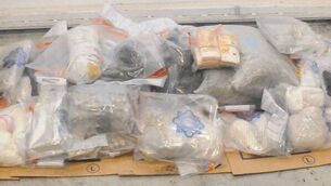 <p>An action in the draft version of the next national drugs strategy states that it will 'support interventions' which reduce the availability and impact of illicit drugs in communities. But it is silent on what these could be. File picture: An Garda Síochána</p>