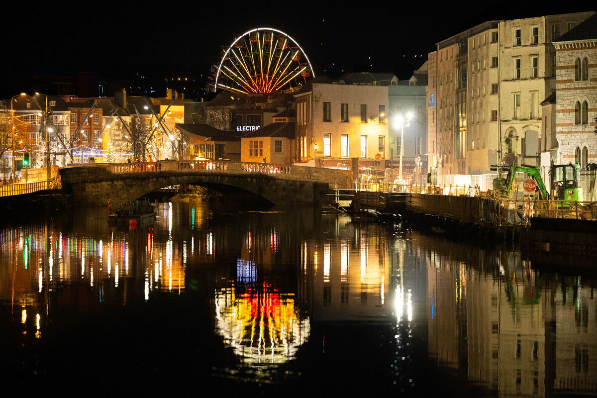 Cork's Christmas festivities included the Corkmas parade and switch-on of the Christmas lights, markets at Emmet Place, the Ferris Wheel at Grand Parade (above), family events in Bishop Lucey Park, and concerts at the Counting House on South Main St. Picture: Darragh Kane