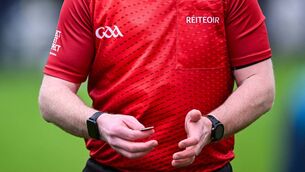 <p>Brian Gavin reckons only 40% of the black cards shown across the opening three rounds of League fare were correct in their application. Pic: Piaras Ó Mídheach/Sportsfile</p>