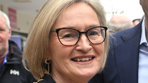 <p>Then European Commissioner Mairead McGuinness at the 2024 Fine Gael ard fheis in Galway. At the weekend, she told Brendan O'Connor on RTÉ Radio 1 about the illness that forced her to drop out of last year's presidential election. File picture: Dan Linehan</p>