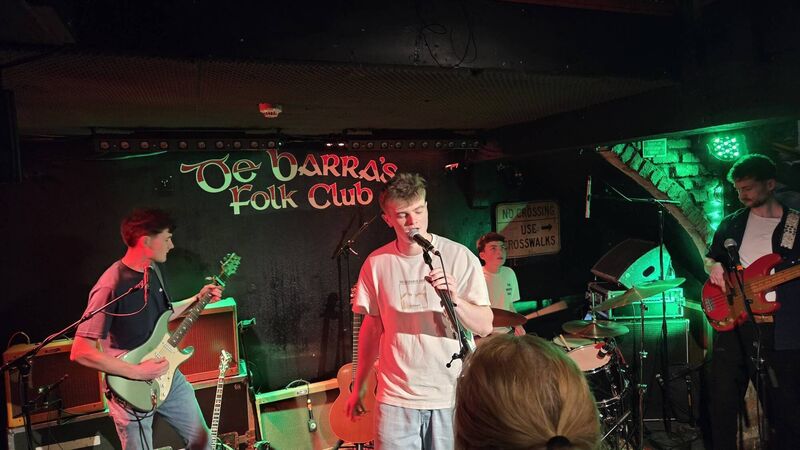 West Cork band Intricate on stage in DeBarra's. Picture: Esther McCarthy 