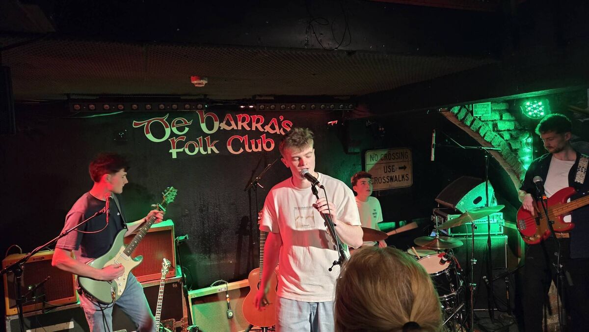 West Cork band Intricate on stage in DeBarra's. Picture: Esther McCarthy West Cork band Intricate on stage in DeBarra's. Picture: Esther McCarthy
