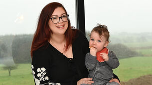 <p>Sylvia Cronin with her son Arlo, 12 months, at home in Crossbarry, Co Cork. Picture: Eddie O'Hare.</p>