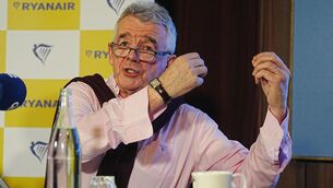 <p>Ryanair has signed a spare parts contract with jet engine maker CFM International which CEO Michael O'Leary said will be worth $1bn a year. Picture: Brian Lawless/PA Wire</p>