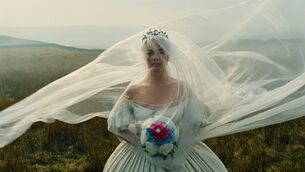<p>Margot Robbie as Catherine Earnshaw</p>