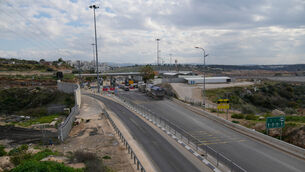 An Israeli checkpoint between Israel and the West Bank near the West Bank village of Nilin (Nasser Nasser/AP)
