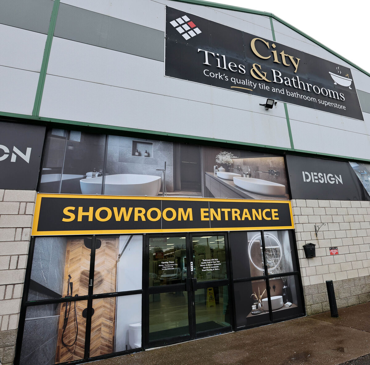 City Tiles & Bathrooms, North Point Industrial Estate, Blackpool, Cork. City Tiles & Bathrooms, North Point Industrial Estate, Blackpool, Cork.