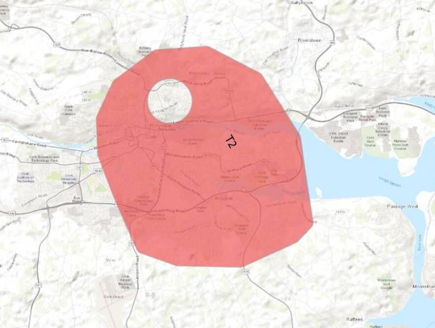Map showing the new restricted airspace to come into effect from Saturday, February 14. Map showing the new restricted airspace to come into effect from Saturday, February 14.