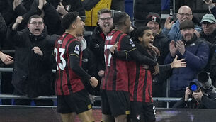 <p>Amine Adli won it for Bournemouth. Pic: Peter Byrne/PA</p>