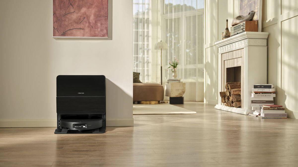 Slim and powerful, the Roborock Saros 10 uses RetractSense Navigation to glide under low furniture while delivering advanced vacuuming and mopping performance.