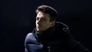 <p>Mary I manager Jamie Wall. Pic: Thomas Flinkow/Sportsfile</p>