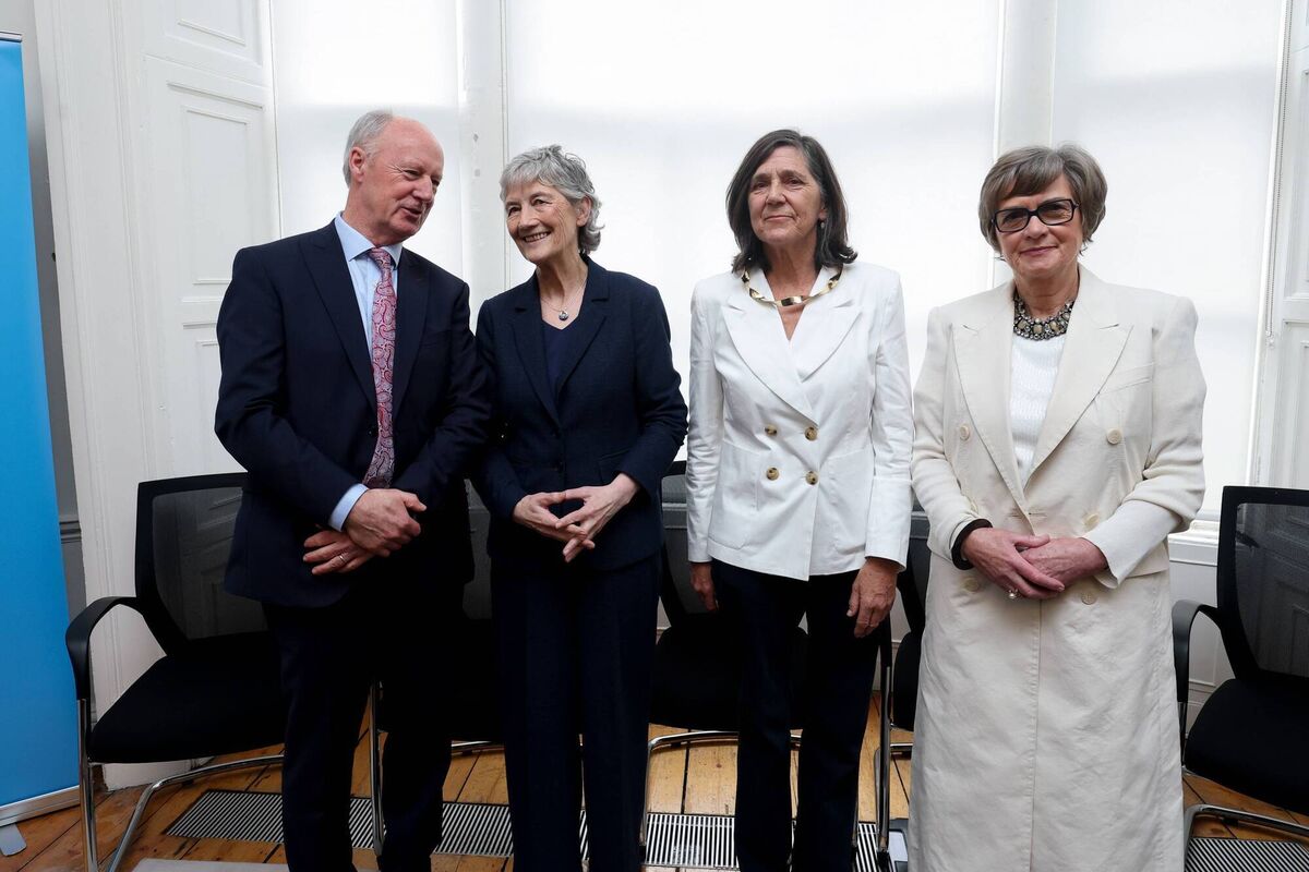 Director Moling Ryan, President Connolly, Dorothy Cross and Chair Maura McGrath. Picture: Tony Maxwell.