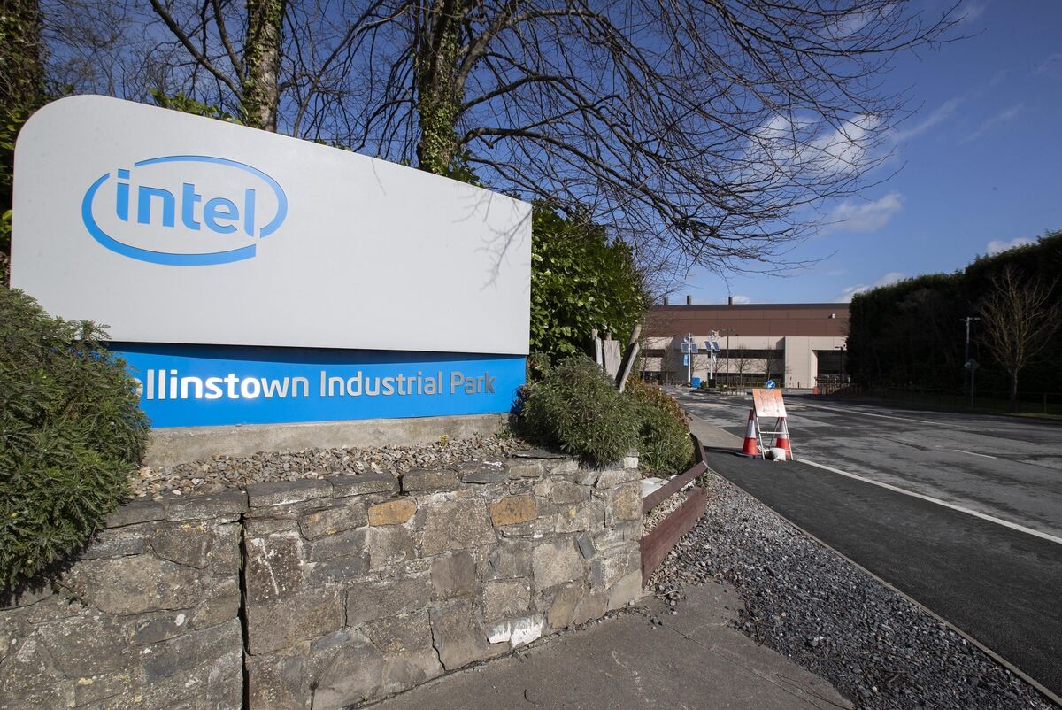 The Intel manufacturing plant in Collinstown Park, Leixlip, Co. Kildare.