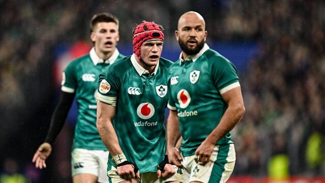 <p>Neither Jamison Gibson-Park nor Sam Prendergast will feel safe about their starting spots following the opening Six Nations defeat to France. Pic: Seb Daly/Sportsfile</p>