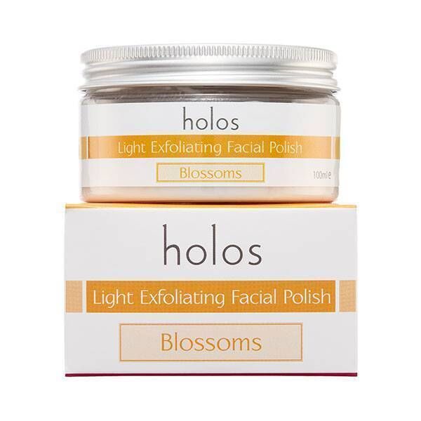Holos Blossoms Light Exfoliating Facial Polish, €25 Holos Blossoms Light Exfoliating Facial Polish, €25
