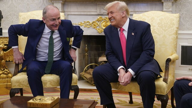 <p>By visiting the Oval Office Micheál Martin has an opportunity to remind Trump how valuable we are to one another. File picture</p>