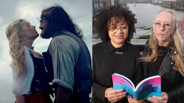 <p>Margot Robbie and Jacob Elordi in Wuthering Heights (left) and Discovery nominee actor Grace Odumosu and artist Guggi whose documentary on his life will be shown at Dublin International Film Festival.</p>