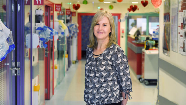 <p>Catherine Matthews, principal clinical psychologist on the cardiac team, CHI at Crumlin. Picture: Moya Nolan</p>