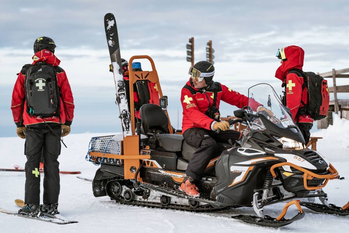 Les Menuires Ski Patrol attend some 4,000 incidents over the course of the ski season, which can vary from a lost child to serious injuries Picture: Olly Bowman