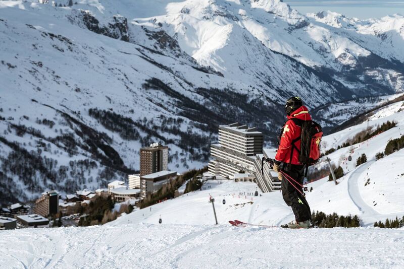 Each of the resorts within the Three Valleys has its own ski patrol team, but they work together as and when the need arises. Picture: Olly Bowman Each of the resorts within the Three Valleys has its own ski patrol team, but they work together as and when the need arises. Picture: Olly Bowman