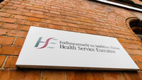 Sign for the Irish Health Service Executive (HSE) - Feidhmeannacht na Seirbhise Slainte