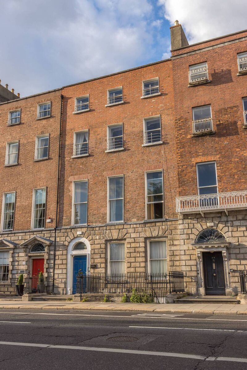 Tall Georgian properties in Merrion Square reach up to the light. 	Picture: iStock