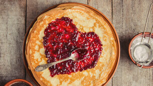 <p> Michelle Darmody: "Pancakes feature in cultures throughout the world, from buckwheat varieties in France and the Balkan regions, to rice batter pancakes throughout much of Asia."</p>